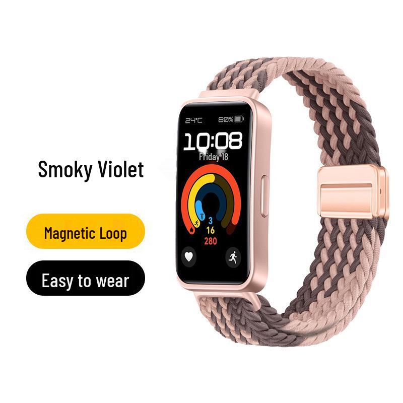 Huawei Band 10 Nylon Woven Strap with Magnetic Buckle for Smart Band 8/9