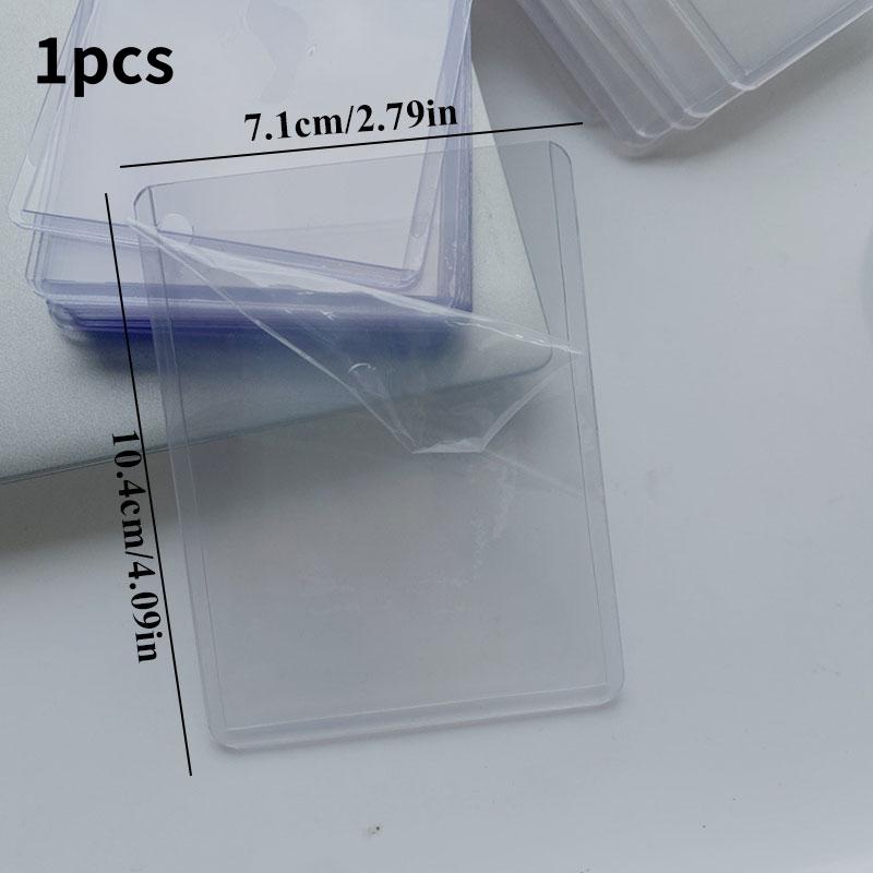 Korean 3-inch Idol Photo Card Holder Shiny Transparent Candy Bag Creative Badge Holder DIY Photocard Holder Display Bag Pendant