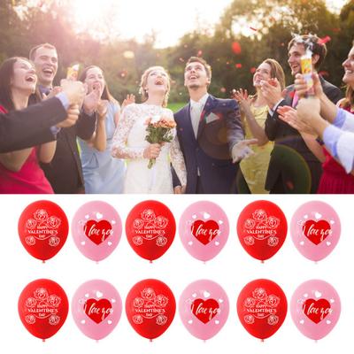 12-Zoll-Valentinstag-Ballon, wiederverwendbar, einfach aufzublasen, schaffen Atmosphäre