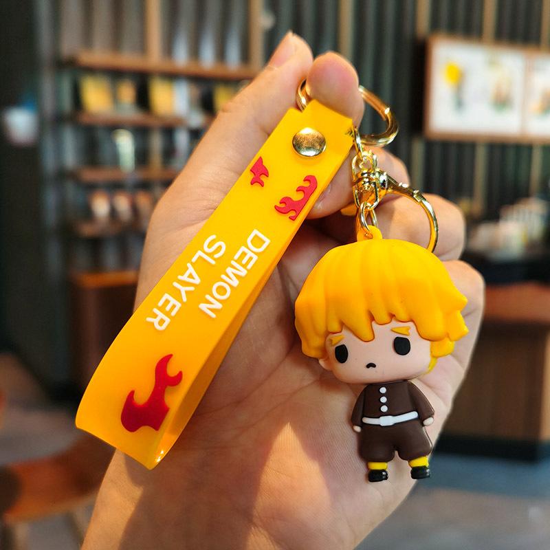

Demon Slayer: Kimetsu No Yaiba Keychain Chibi Cartoon Memeko Figurine Cute Tanjirou Personalized Gifts Y2k Fashion Toys Anime