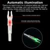 3 Pcs Lighted Nocks for Arrows with 0.244 Inside Diameter LED Light Up Nocks with ON/Off Switch for Archery Hunting