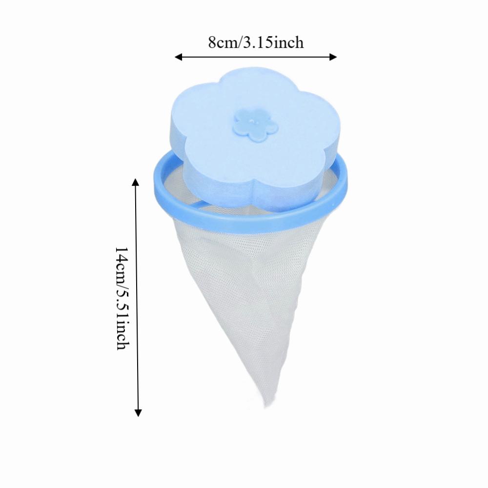 10Pcs High Efficiency Floating Filter Mesh Reusable Mesh Lint Catcher Universal Hair Remover Laundry Clean