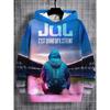 3D Digital Print JUL Court Atmosphere Backdrop Hooded Sweatshirt, Trendy Casual Kids' Wear