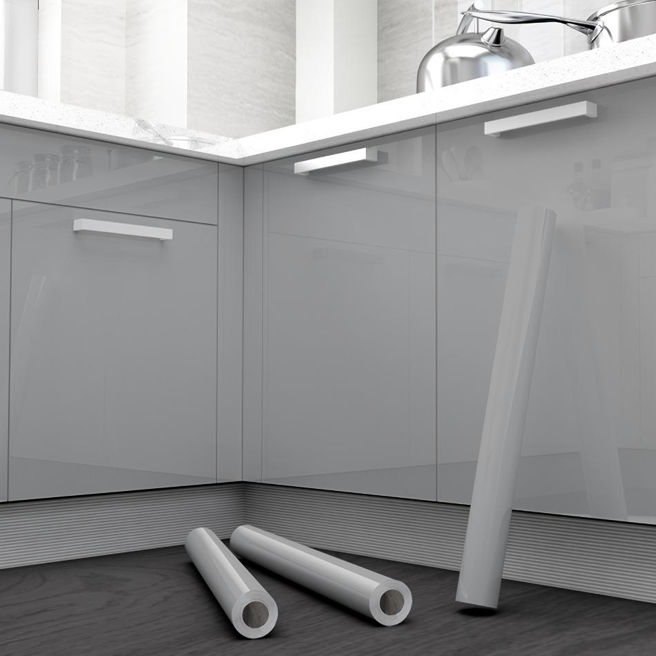 

Высокоглянцевая самоклеящаяся наклейка Современный стиль Водонепроницаемые Маслостойкие обои для кухни, стола, шкафа, столешницы, для ремонта 60CMX3M