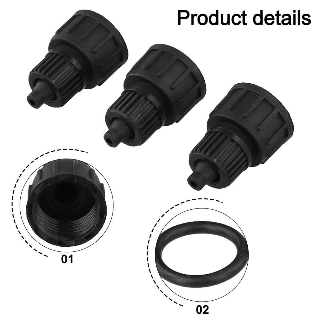 Easy Connection Adapter Drip Irrigation Adapter For Garden Use Compatible With Drip Tubing Quick Setup Interface