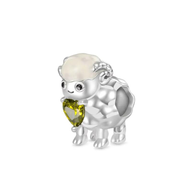 Kupferplattierte Tier Hund Katze Eule Leuchten im Dunkeln Anhänger Charms Perlen Passen Original Pandora Armband Damenschmuck