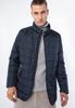 Wittchen Men's Navy Blue Quilted Nylon Jacket