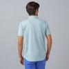 Golf Wear Knit Jacquard Gingham Shirt with Easy to Move 52MAD018 Quarry Gray M [Mizuno] Short-Sleeve Button-Down Collar, Sweat-Wicking, Quick-Drying,