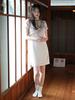 Laengaenlu Roselle Twist Mini Dress(Roselle)_Beige