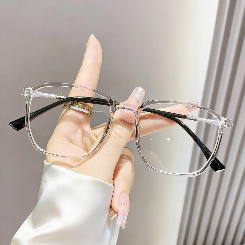 Anti-blue Light Glasses Reading Glasses Trendy Women's Large Frame Glasses Frame Fashionable Reading Glasses