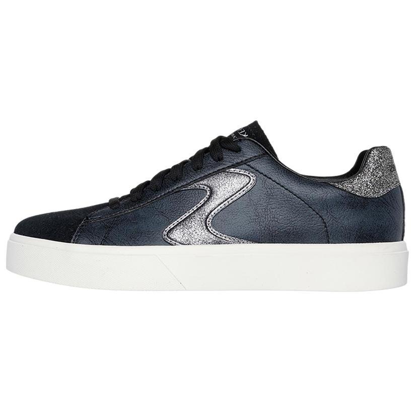 Skechers Eden Lx Повседневные Универсальные Низкие Кеды-Скейтеры Женские кроссовки Черный 185141-BKSL 35