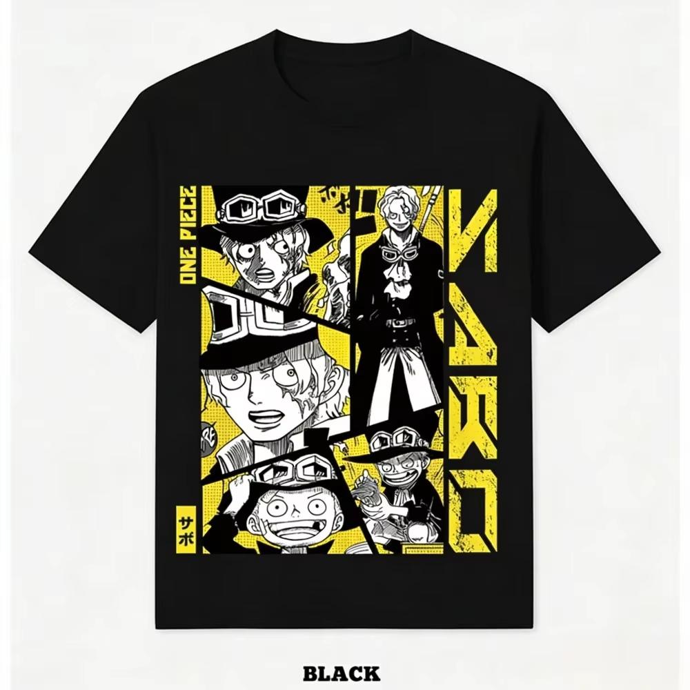 

2026 new RedHaired Monkey King Champas Mens Womens Tshirt Summer New Design Dynamic Anime Print 4XL