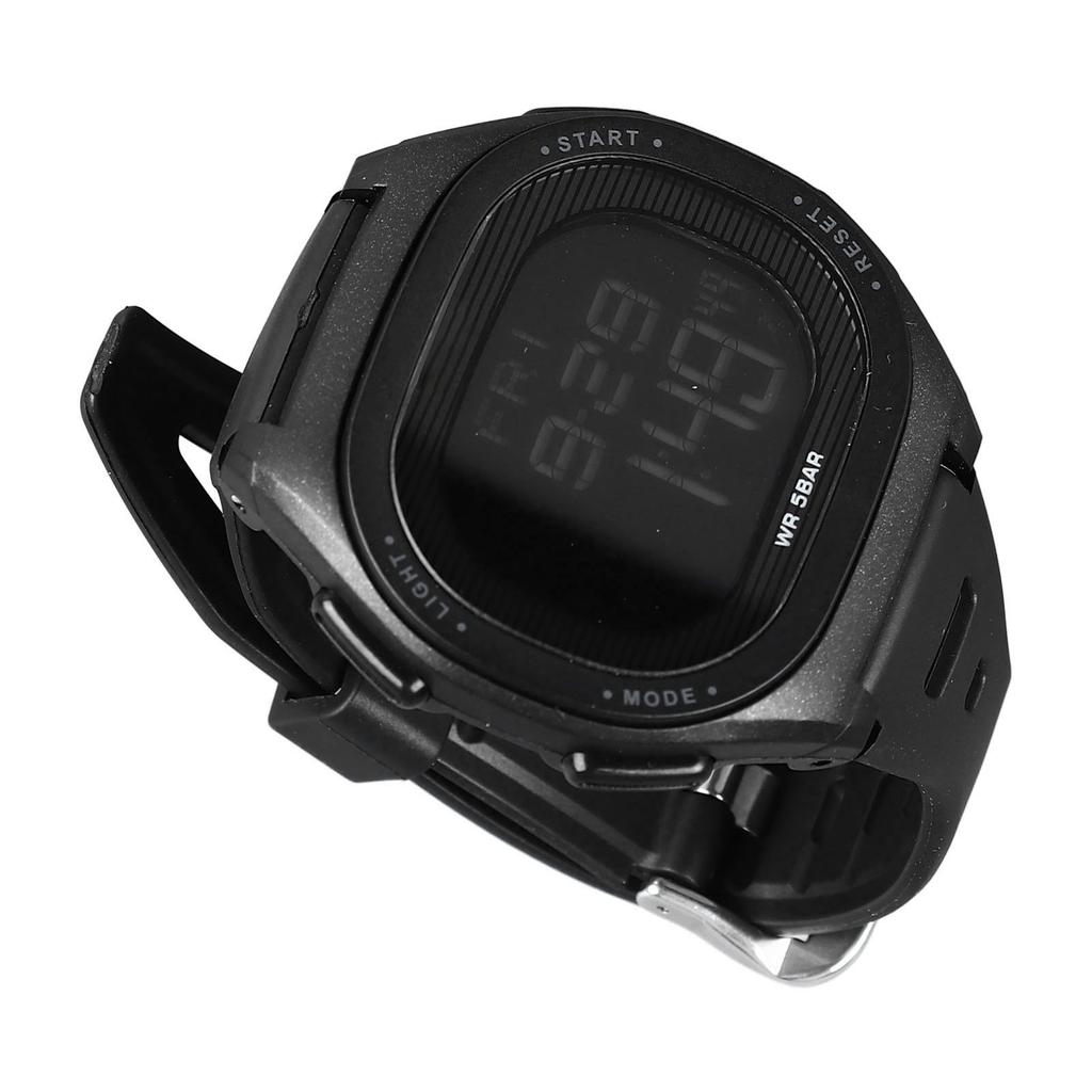 Digital Watch 50m Waterproof with Stopwatch Countdown Dual Time for Outdoor Indoor Activities