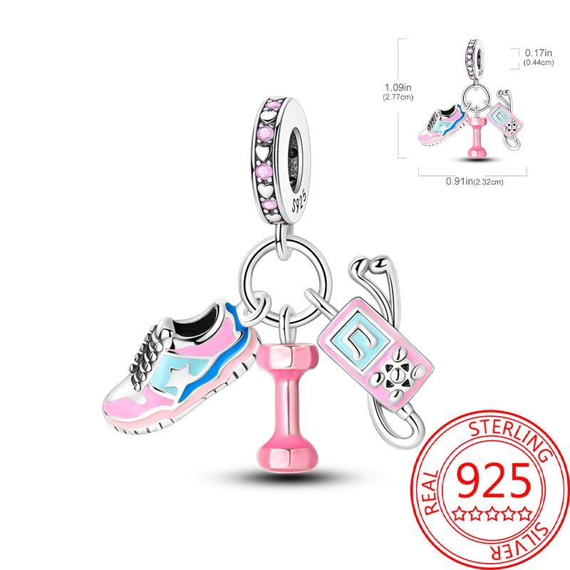 Colecție Nouă Serie de Iarnă Cupru Patinaj Patine Charm-uri Charm-uri Se potrivesc Brățări Dly Coliere Bijuterii Cadouri Fine