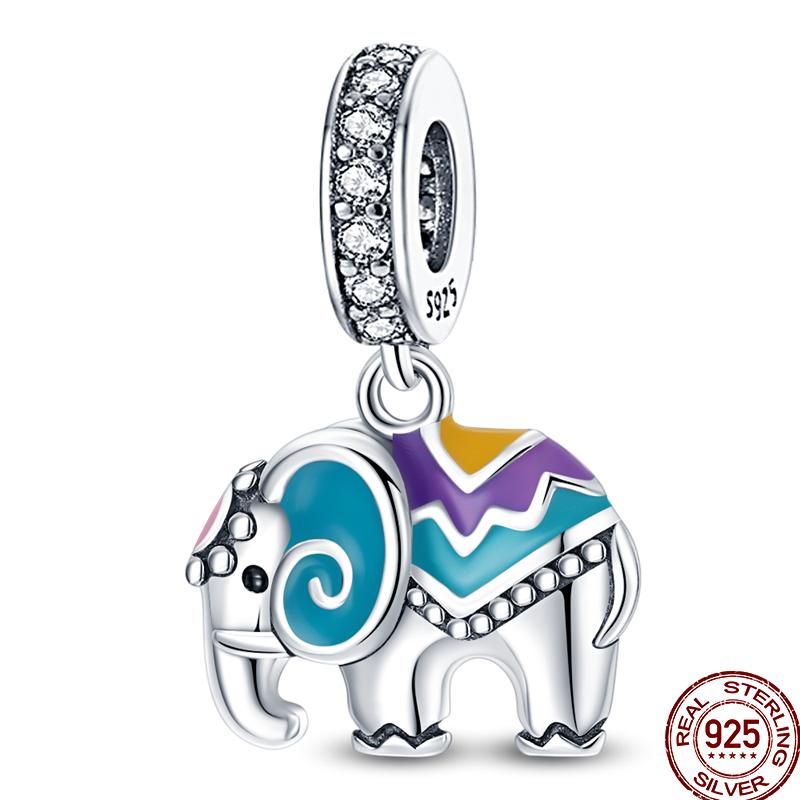 New Copper Black Cat Unicorn Pet Animal Series Beads Suitable For 3Mm Original Bracelet Diy Gift