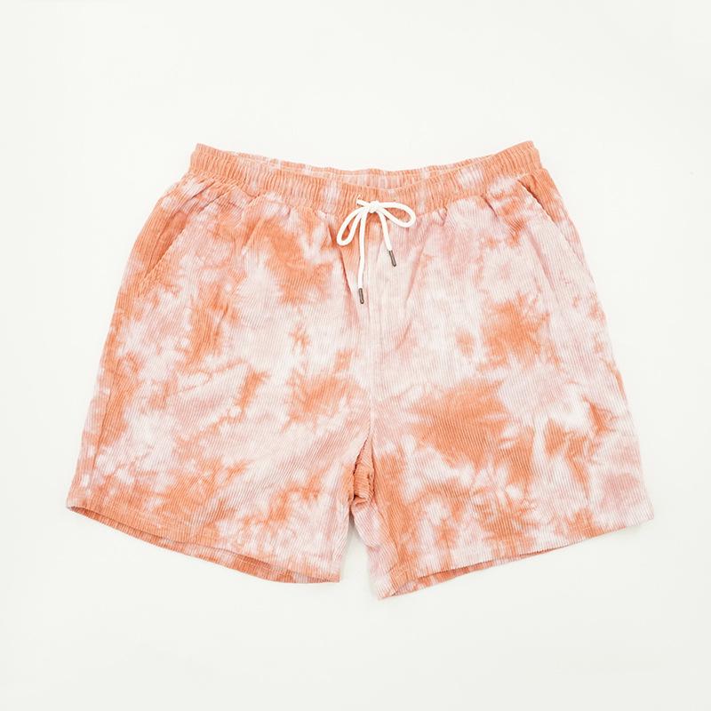 

Ретро Тай-Дай Спортивные Впитывающие пот Тяжелые Вельветовые Шорты XS кирпич красный