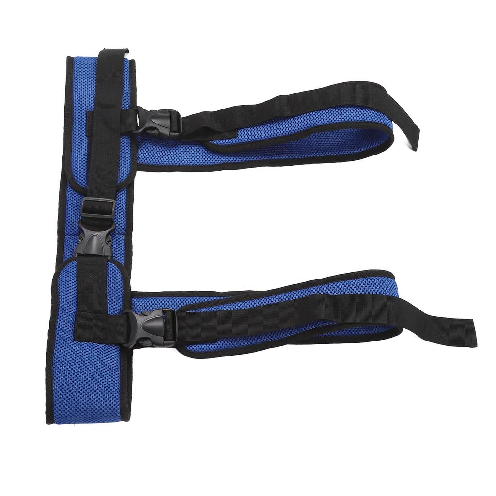 Wheelchair Belt Support Vest Adjustable Wheelchair Belt Breathable Whole Body Blue Seatbelt
