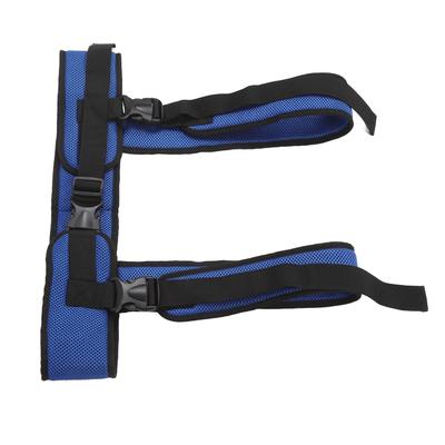 Rollstuhl-Gürtelstützweste Verstellbarer Rollstuhl-Gürtel Atmungsaktiver Ganzkörper-Blauer Sicherheitsgurt