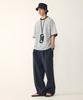 STUDIO TOMBOY [Men] Pin Stripe Color Block Short Sleeve T-Shirt_Blue 9156222318