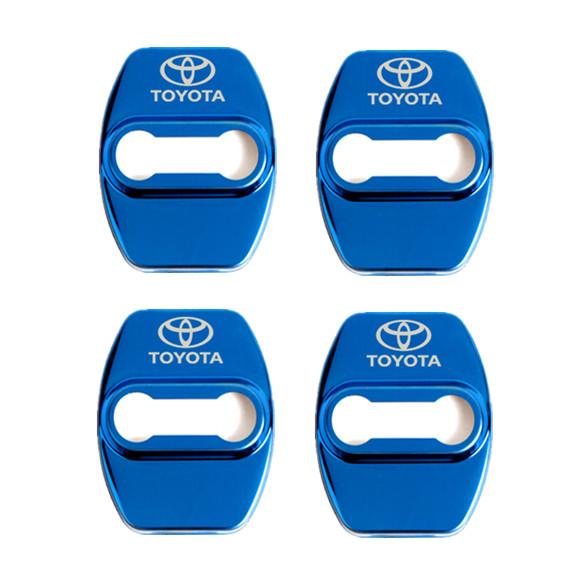 ANP1 For Toyota Vios Corolla Rav4 Auris Camry Yaris Car Stainless Steel door lock Cover chr Avensis Land Cruiser FJ sticker protect