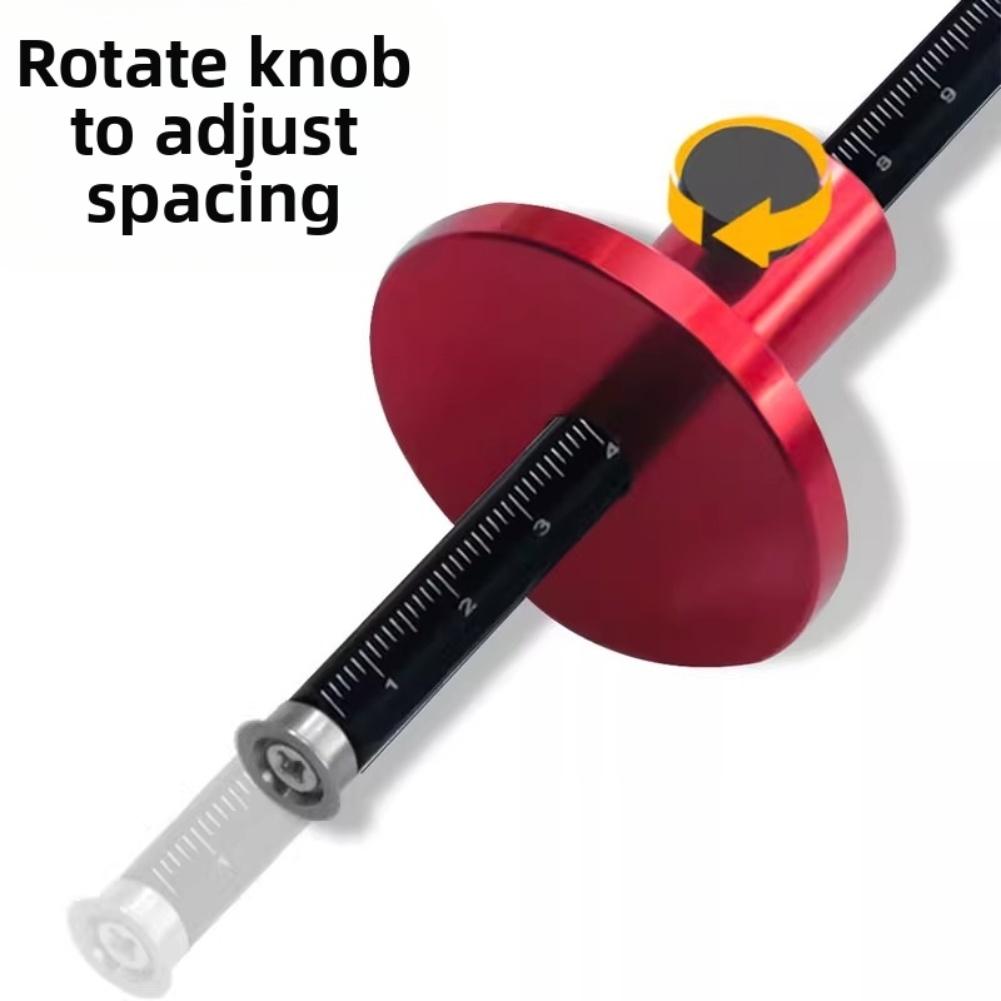 Aluminum Alloy Wood Marking Gauge with Metric and For Imperial Scales for Accurate Woodworking and Furniture Repair
