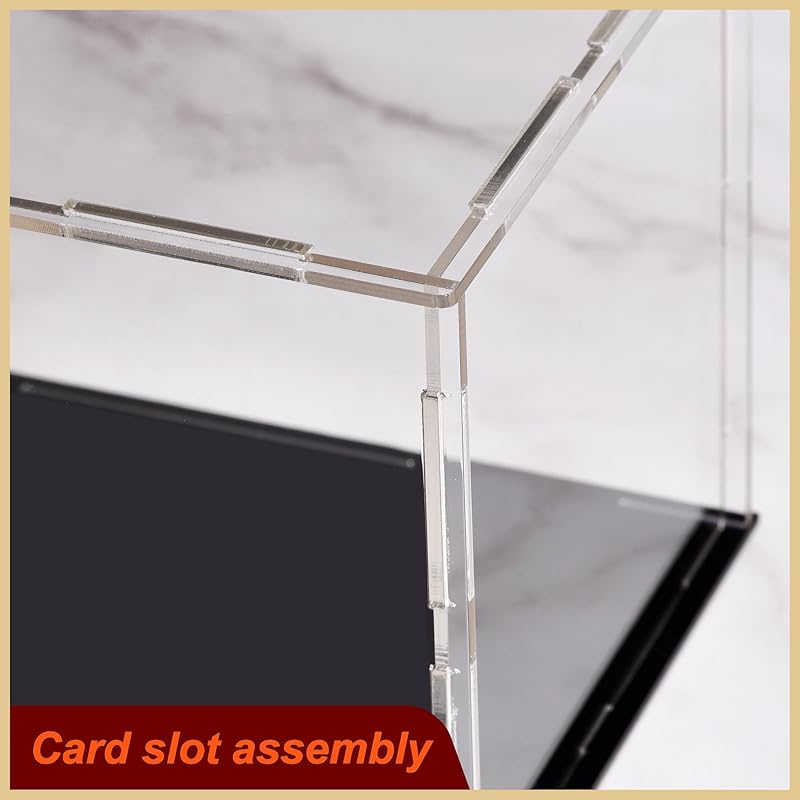 Edinstry Storage Case Acrylic Storage Case Acrylic Box Height 30cm 30x30cm Figure Case Display Case Collection Case Transparent Storage Box Exhibition