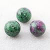 16mm Natural Crystal Agate Round Beads, Holeless, Optional Holes for DIY Ornaments