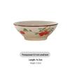 Vintage Ink Wash Ceramic Dòulì Noodle Bowl - High-Footed Underglaze Tableware for a High-End, Unique Feel.
