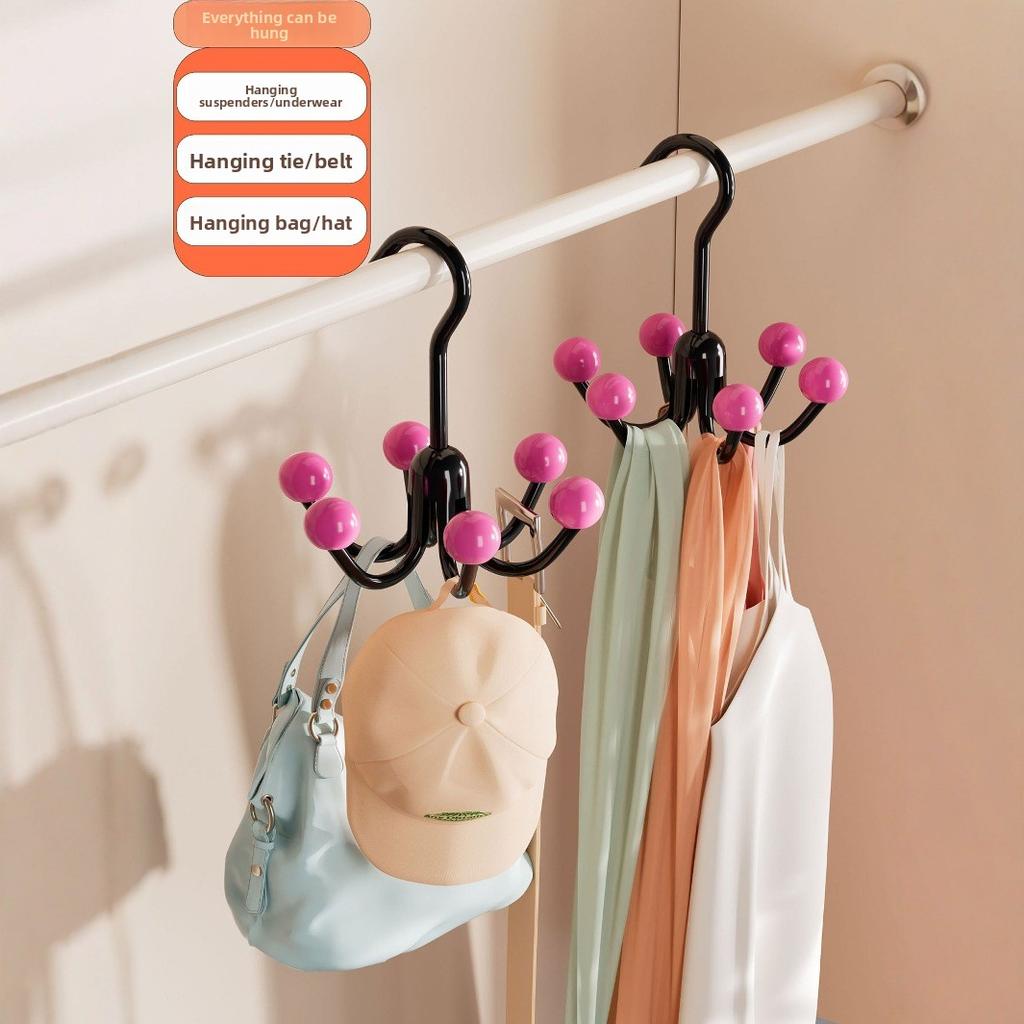 Multipurpose Six Claw Hook for Hat, Towel, Bag Storage in Nordic Style