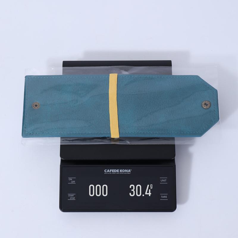1Pcs Pu Leather Wallet / Money Wrapper Quick-Access Cash Holder Organizer Clip Bill Holder Storage Pouch Pocket Wallet