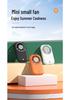 2026 USB-Powered Neck Hanging & Desktop Electric Fan - Mini Folding Portable Fan with Digital Display