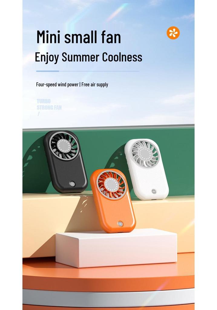 2026 USB-Powered Neck Hanging & Desktop Electric Fan - Mini Folding Portable Fan with Digital Display