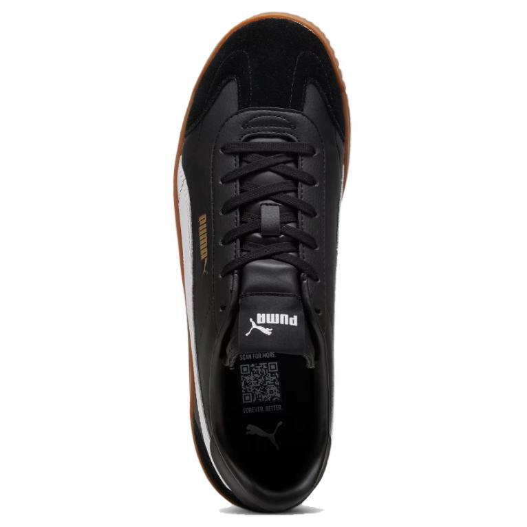 Puma Club 5v5 Black White Unisex Sneakers Gold 395104-11