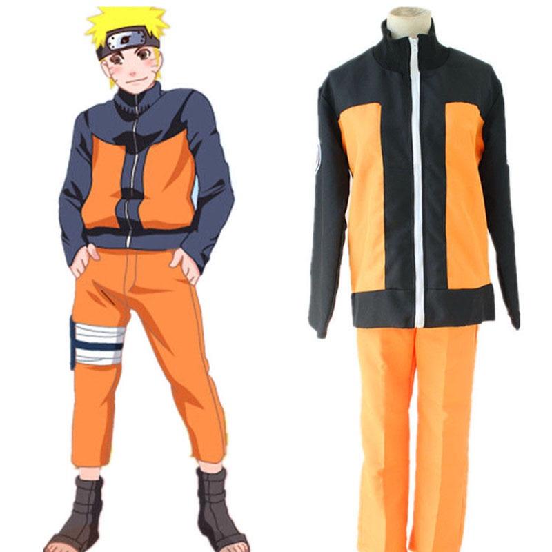 Premium Quality Naruto Uzumaki 2nd Shippuden Cosplay Costume Coat And Pant Fashion Uniform For Anime Enthusiasts
