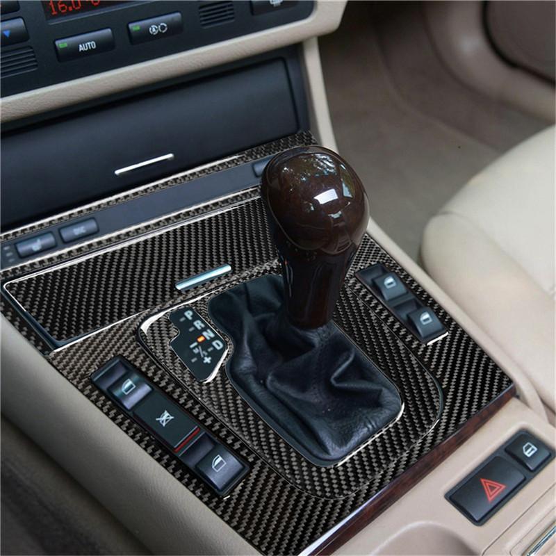 Προστατευτικό Αυτοκόλλητο Πίνακα Κεντρικού Ελέγχου Για BMW Σειρά 3 E46 1998-2005 BS Διακοσμητικό Κάλυμμα από Ανθρακονήματα Αυτοκόλλητα Αξεσουάρ Αυτοκινήτου