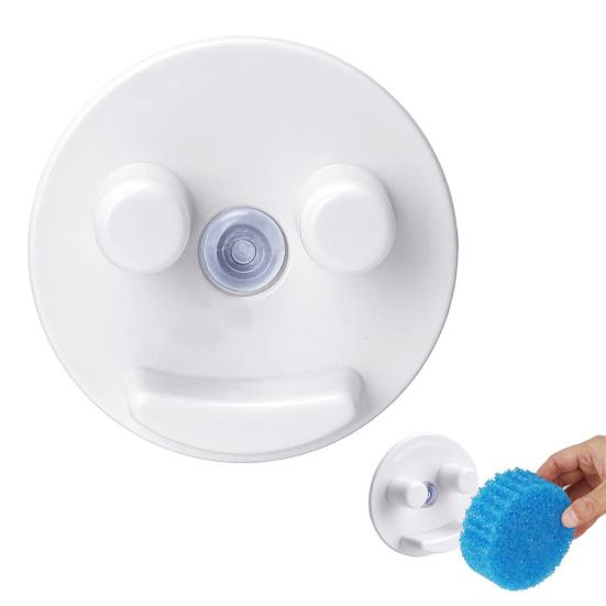 Sponge Holder Sink Caddy Ventilated Design Compact Size Dishwasher Safe Simple Installation Bathroom Sink Sponge Storage Rack