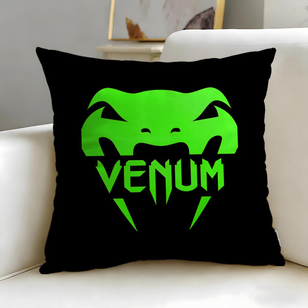 popular sports brand VENUM Cushion Cover Soft & Easy-Wash Pillow Case – Versatile for Couch, Bed, Travel and Office