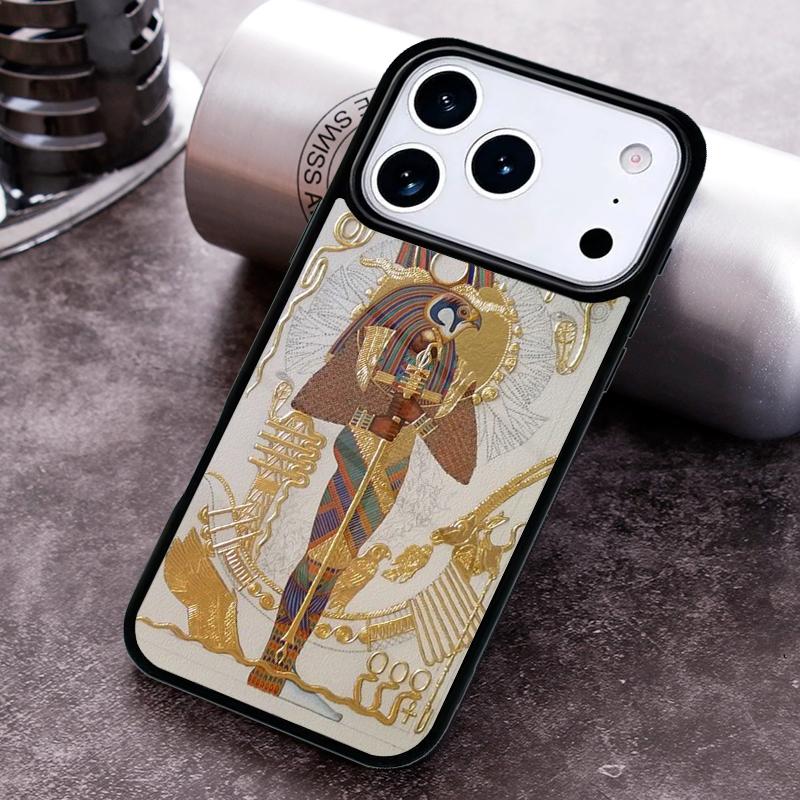Egypt Mural print Phone Case For iPhone 17 16 15 14 13 12 11 Pro Max Plus 17Air Soft Silicone Cover