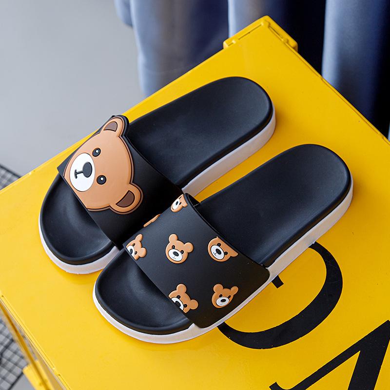 Slippers female summer new cute cartoon home indoor and outdoor wear bathroom bath sandals female beach