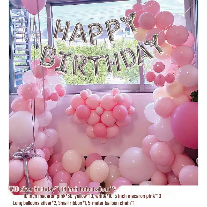 Geburtstagsdeko Ballon-Set für Kinder - Themen-Hintergrund mit Folienballons