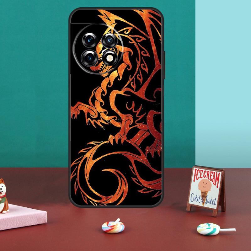 Asian Chinese Dragon Case For OnePlus 15 13 12 11 13R 13T 12R 10R 8T 10T Nord CE 4 3 2 Lite N20 N30 Nord 5 Cover