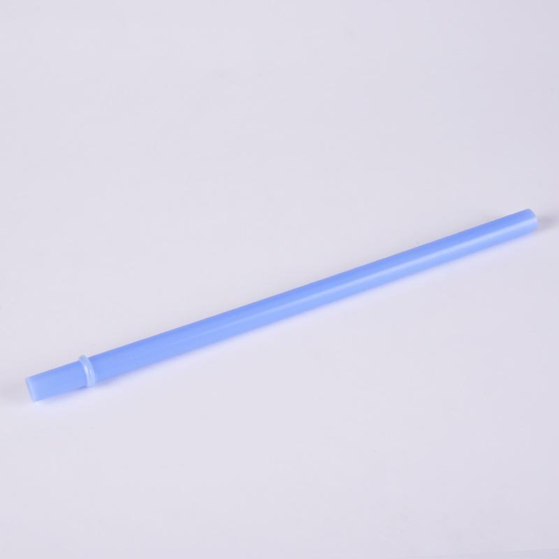 12Mm Aperture Straw Multi-Color Solid Color Plastic Cup Accessories Pp Straw Non-Disposable Straw With Ring