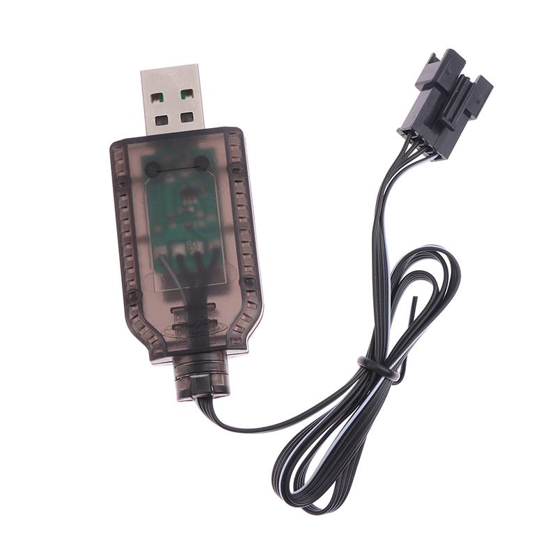 7.4V Sm4P Li-Ion Battery Reverse Charging Adapter Electric Toy Car E561 Excavator Charger Usb Cable