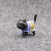 Walking Animal Snack Cat Figure Toys PVC Mini Cat Ornaments Cute Cat Model Doll Toys  Desktop Decor