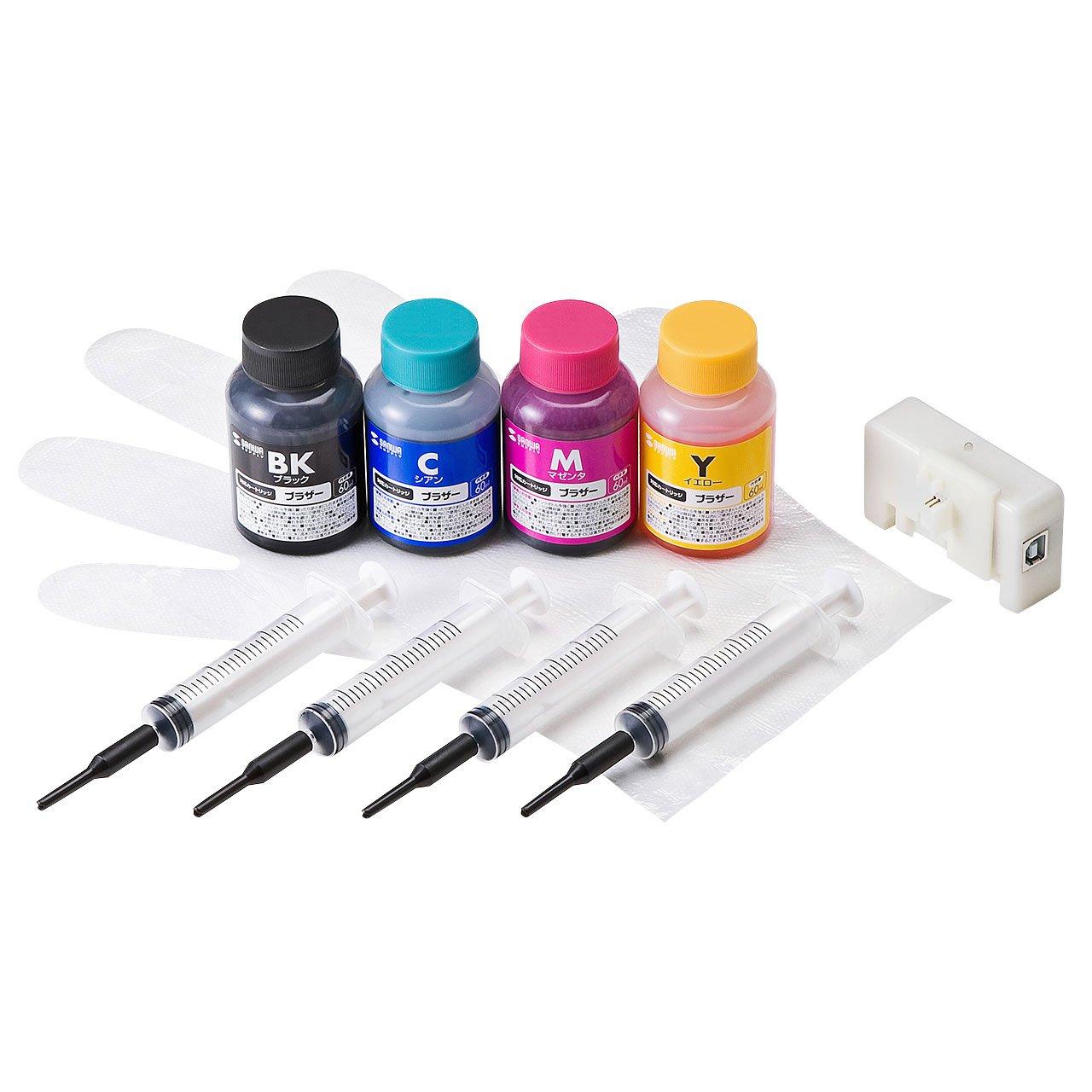 

Sanwa Supply Refill Ink for and 217 LC211, LC213, 215, (INK-LC213BS60R)
