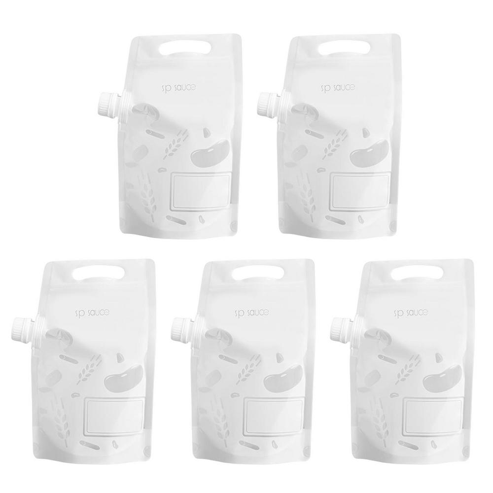 

Food Bags Food Preservation Storage Bags With Handle Multi-Purpose Reusable Kitchen Snack Keeper For Beans Cookies Coffee белый