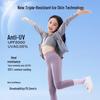 SIINSIIN Girls' High-Elastic Sun-Protective Sports Leggings