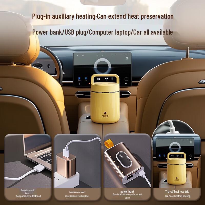 CAMUZ 316 Stainless Steel 3-Layer Vacuum Insulated Lunch Box