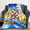 Mario'S Adventure Space Flannel Blanket Super Soft Warm Cozy Blanket For Sofa Bed Office Travel Allseason Home Decor Gift