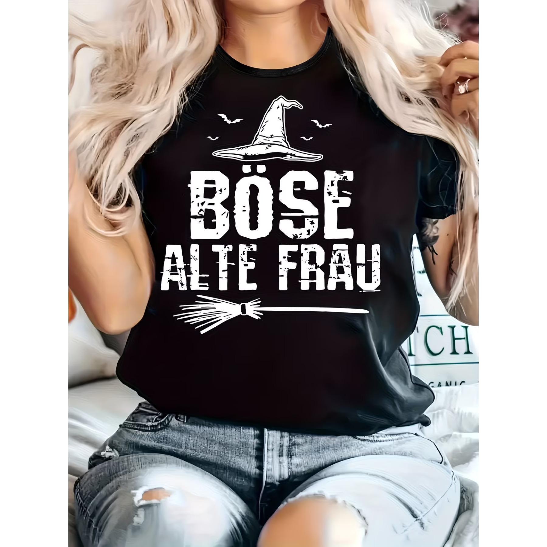 Женская повседневная футболка BOSE ALTE FRAU Print, с коротким рукавом, из слегка эластичной ткани, стандартного кроя, удобный топ для всех сезонов S